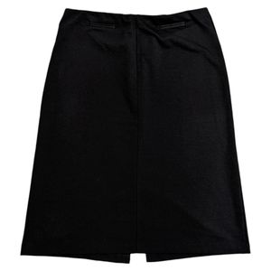 Cato Size L Pull-On‎ Black Knit A-Line Skirt